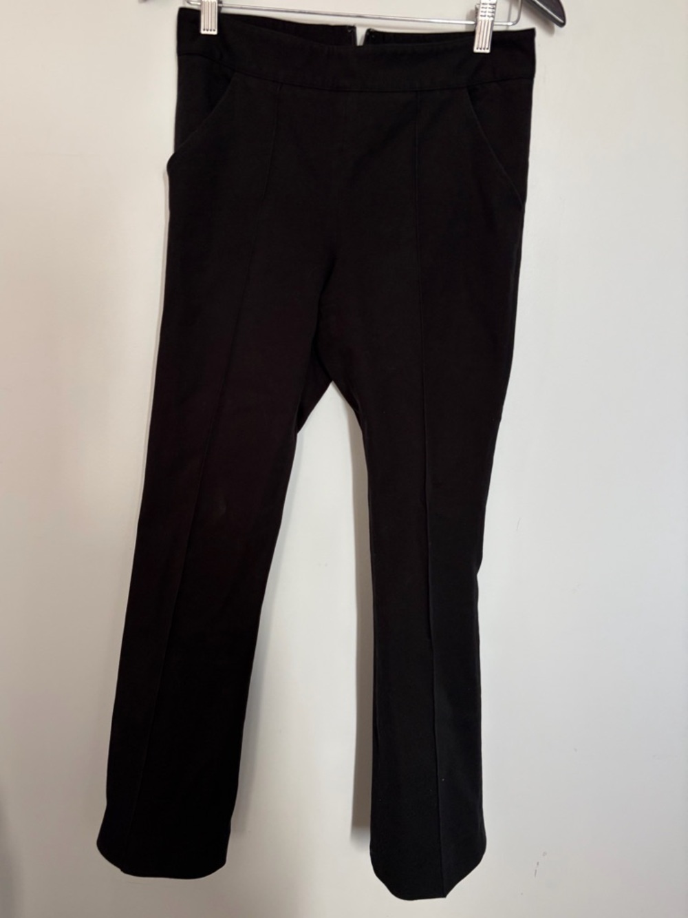 Veronica Beard Black Boot Cut Ponte Pants - Size 6